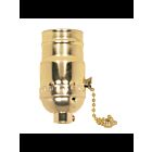 Satco 80-1502 Brite Gilt 2 Position Pull Chain Socket