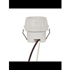 Satco 80-1674 Glass Keyless Porcelain Snap-In Bracket Socket