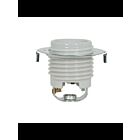 Satco 80-1679 White Keyless Threaded Porcelain Socket