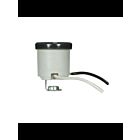 Satco 80-1685 White Keyless Porcelain Socket