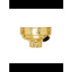 Satco 80-1701 Brite Gilt Aluminum Cap