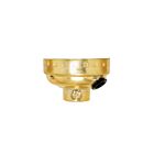 Satco 80-1701 Brite Gilt Aluminum Cap