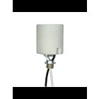 Satco 80-1708 White Keyless Porcelain Socket