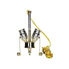 Satco 80-1763 Clear Gold Wire Metal Housing and Pipe