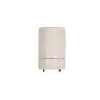 Satco 80-1793 Glazed Keyless Two-Piece Heavy Duty Porcelain Socket