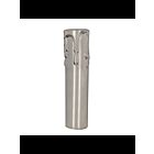 Satco 80-2141 Polished Nickel Brass Metal Candelabra Base Candle Cover