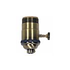 Satco 80-2158 Antique Brass Cast Socket