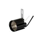 Satco 80-2163 Black Medium Base Phenolic Socket