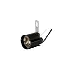 Satco 80-2163 Black Medium Base Phenolic Socket