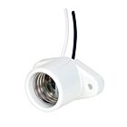 Satco 80-2164 White Keyless Porcelain Recessed Socket