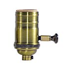 Satco 80-2220 Socket Antique Brass