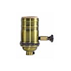 Satco 80-2220 Socket Antique Brass