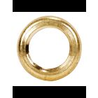Satco 80-2227 Brass Round Beaded Locknut