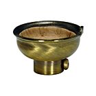 Satco 80-2245 Antique Brass 3 Piece Solid Brass Cap