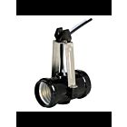 Satco 80-2266 Black Phenolic Twin Cluster