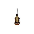 Satco 80-2270 Brass Medium Base Lamp Holder