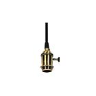 Satco 80-2297 Brass Medium Base Lamp Holder