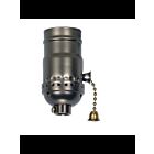 Satco 80-2316 Antique Brass On-Off Pull Chain Socket