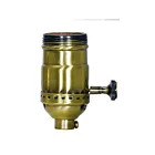 Satco 80-2356 3-Way (2 Circuit) Turn Knob Socket With Removable Knob