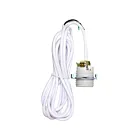 Satco 80-2369 Keyless Threaded Porcelain Socket With 1/4 Ip Cap and Ring / Strain Relief