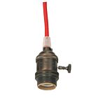 Satco 80-2380 Brass Medium Base Lamp Holder