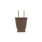 Satco 80-2409 Brown Polarized Plug
