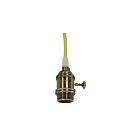 Satco 80-2435 Brass Medium Base Lamp Holder