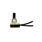 Satco 80-2468 Brass On-Off Phenolic Rotary Switch