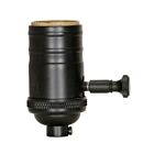 Satco 80-2479 150W Full Range Turn Knob Dimmer Socket With Removable Knob