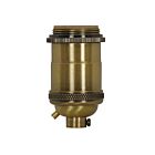 Satco 80-2567 Antique Brass Medium Base Lamp Holder