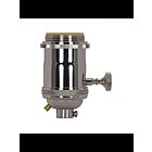 Satco 80-2570 Polished Nickel Medium Base Lampholder