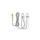 Satco 80-2627 2-Lights Ballast Bypass Wiring Harness For Linear LED T8 Lamp