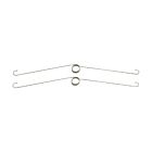 Satco 80-2709 Silver Torsion Clips For Downlights RT4/RT5/RT6 (Pack of 2)