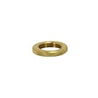 Satco 90-003 Brass Round Knurled Locknut 