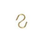 Satco 90-013 Brass Plated S-Hooks 