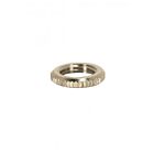 Satco 90-1042 Brass Round Knurled Locknut 