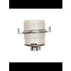 Satco 90-1074 White Keyless Threaded Porcelain Socket