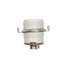 Satco 90-1074 White Keyless Threaded Porcelain Socket