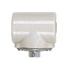 Satco 90-1109 Glazed Twin Porcelain Socket