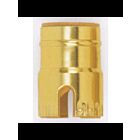 Satco 90-1144 Brite Gilt Aluminum Shell