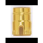 Satco 90-1145 Brite Gilt Aluminum Shell