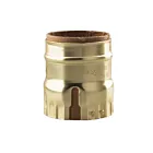 Satco 90-1146 Brite Gilt Aluminum Shell