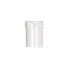 Satco 90-1246 White Plastic Drip Candle Cover