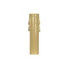 Satco 90-1263 Antique Gold Plastic Drip Candle Cover