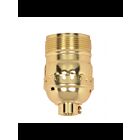 Satco 90-1412 Brite Gilt Short Keyless Socket