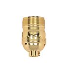 Satco 90-1412 Brite Gilt Short Keyless Socket