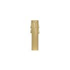 Satco 90-1511 Antique Gold Plastic Drip Candle Cover