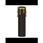 Satco 90-1513 Black Plastic Drip Candle Cover