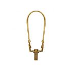 Satco 90-1567 Base Bulb Clip Brass Plated
