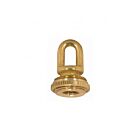 Satco 90-1571 Cast Brass Screw Collar Loop With Ring
